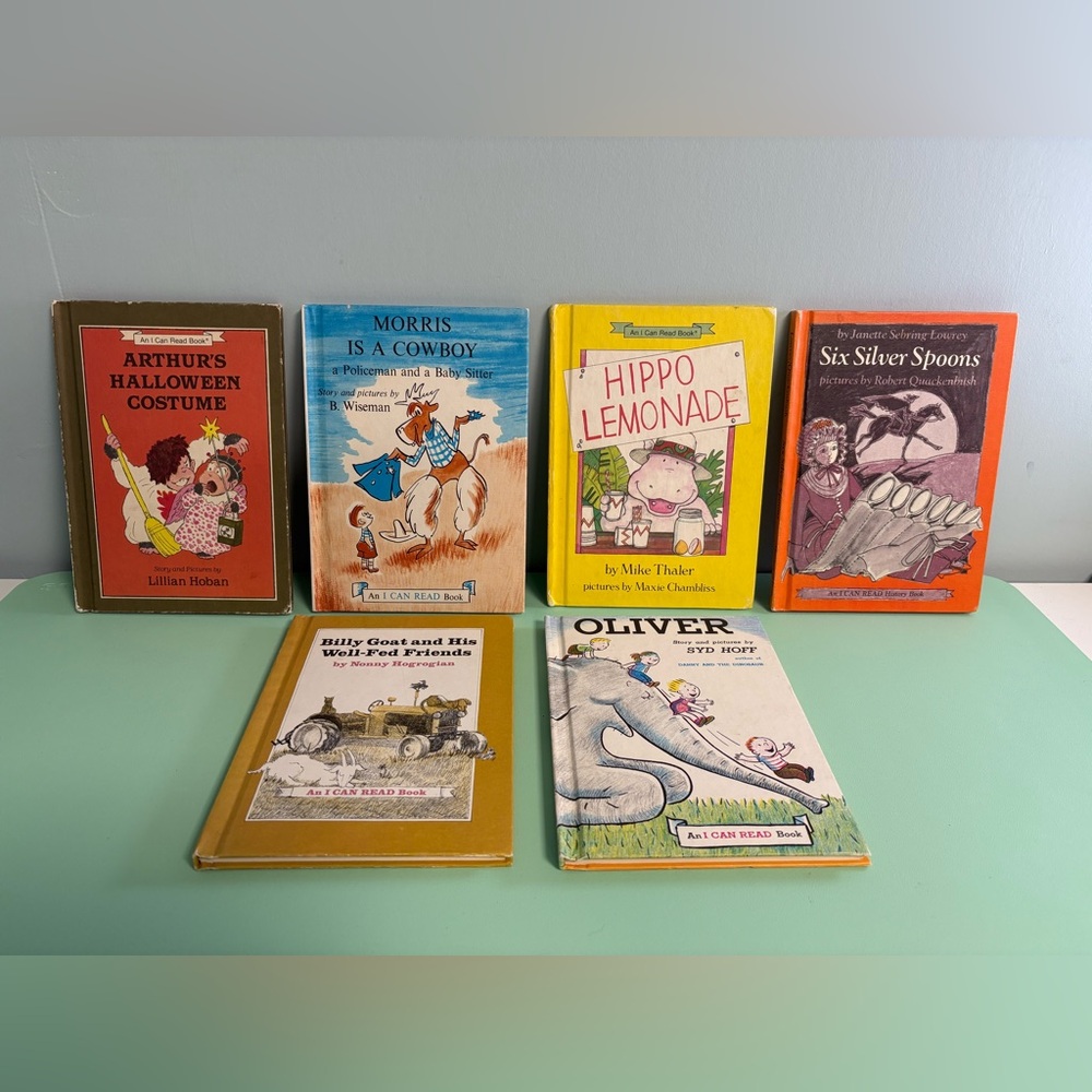 Vintage Harper & Row Book Lot, An I Can Read Books, Kids Books from 1960-1980s